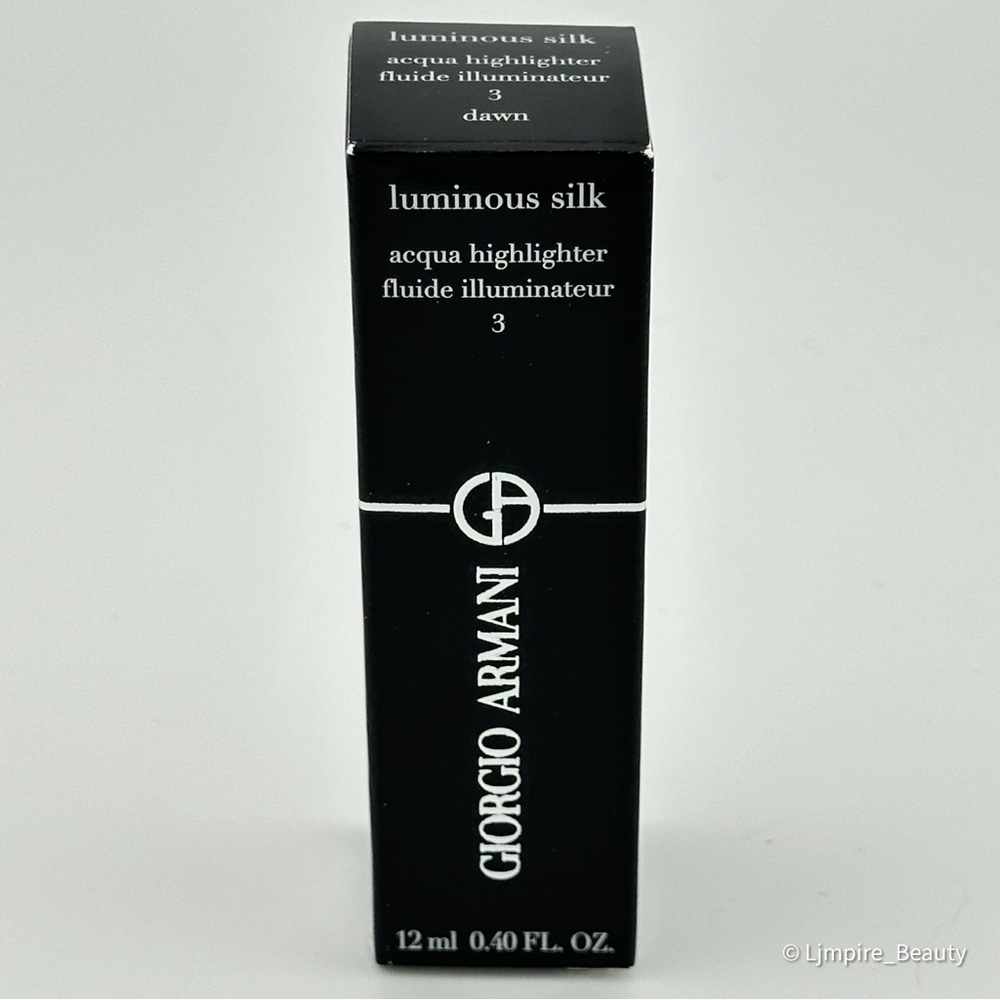 3 - 🆕 GIORGIO ARMANI Luminous Silk Acqua Highlighter - 3 Dawn (rosy bronze) NIB - Picture 8 of 9